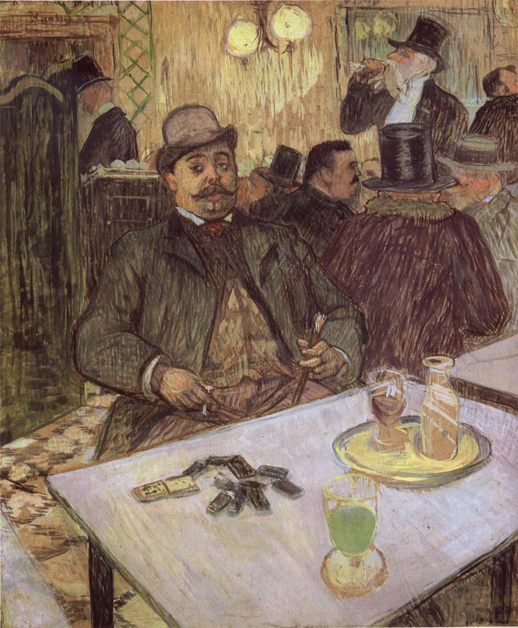 Lautrec-s Monsieur Boileau at the Cafe